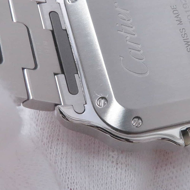カルティエ サントス ドゥ カルティエ MM WSSA0029 Cartier 腕時計 シルバー文字盤