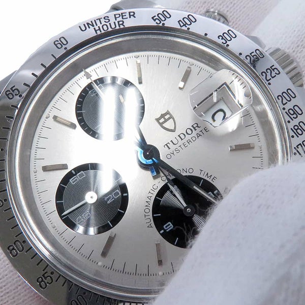 チュードル クロノタイム B番 79180 TUDOR チューダー 腕時計 シルバー/ブラック文字盤