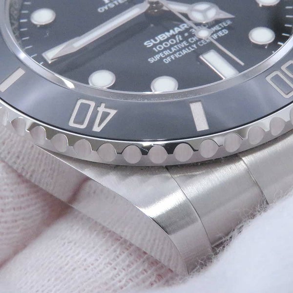 ロレックス サブマリーナ ノンデイト ランダムシリアル ルーレット 124060 ROLEX 腕時計 ウォッチ 黒文字盤