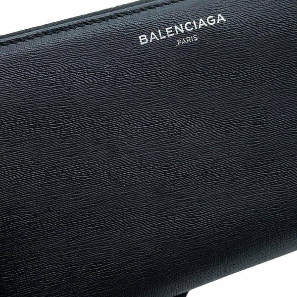 バレンシアガ 長財布 レザー 392124 BALENCIAGA ラウンドファスナー 黒