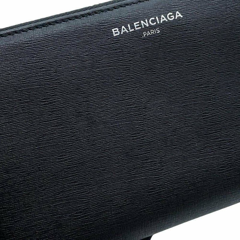 バレンシアガ 長財布 レザー 392124 BALENCIAGA ラウンドファスナー 黒