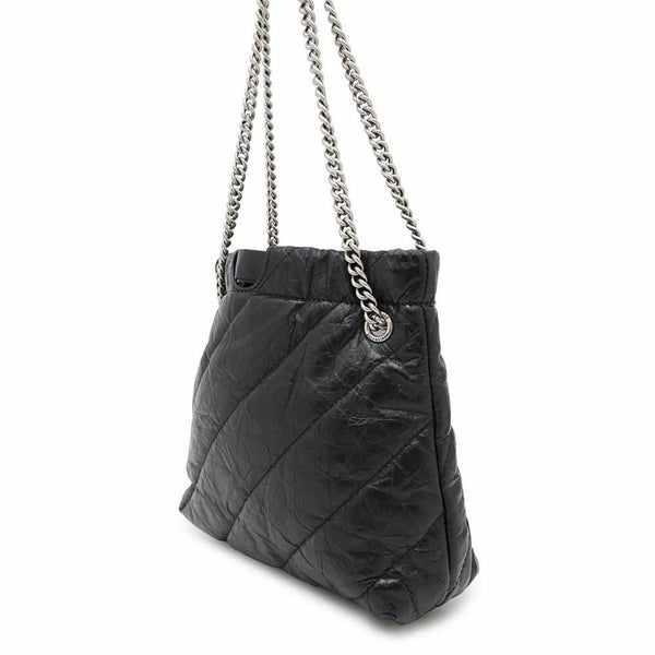バレンシアガ チェーンショルダーバッグ クラッシュ XS トートバッグ 781796 BALENCIAGA 黒 キルト