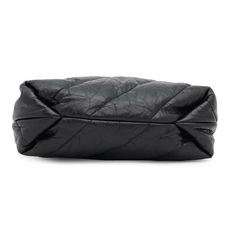 バレンシアガ チェーンショルダーバッグ クラッシュ XS トートバッグ 781796 BALENCIAGA 黒 キルト