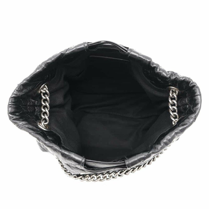 バレンシアガ チェーンショルダーバッグ クラッシュ XS トートバッグ 781796 BALENCIAGA 黒 キルト