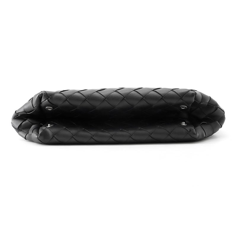 ボッテガヴェネタ クラッチバッグ イントレチャート レザー BOTTEGA VENETA 黒