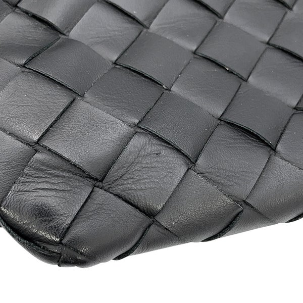 ボッテガヴェネタ クラッチバッグ イントレチャート レザー BOTTEGA VENETA 黒