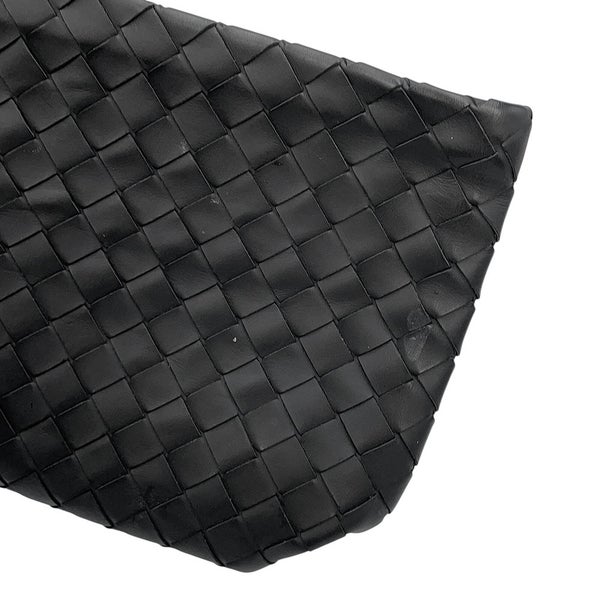 ボッテガヴェネタ クラッチバッグ イントレチャート レザー BOTTEGA VENETA 黒