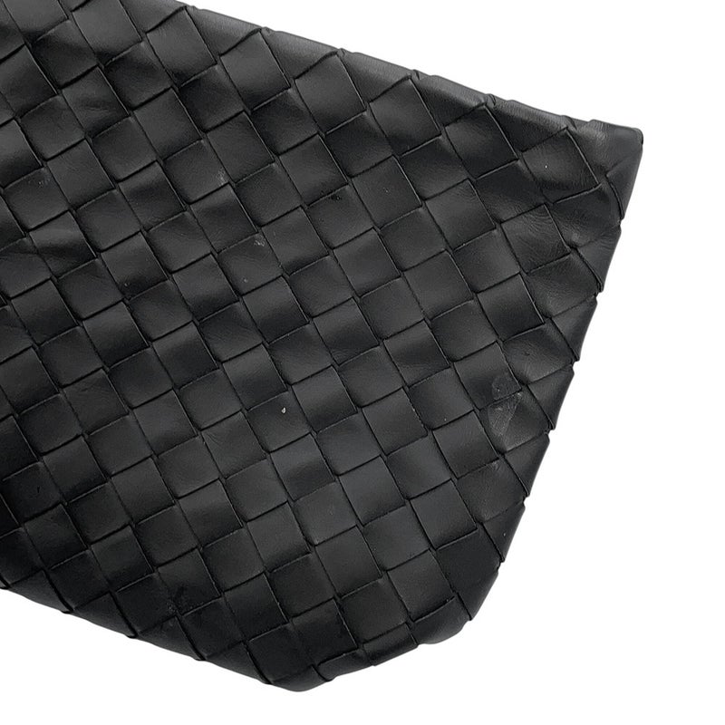 ボッテガヴェネタ クラッチバッグ イントレチャート レザー BOTTEGA VENETA 黒