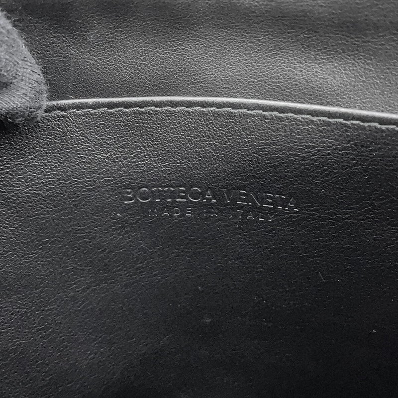 ボッテガヴェネタ クラッチバッグ イントレチャート レザー BOTTEGA VENETA 黒