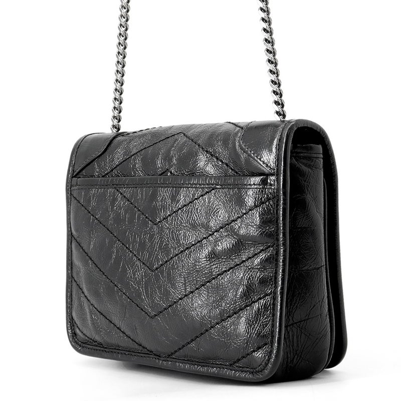 サンローランパリ チェーンショルダーバッグ ニキ 583103 SAINT LAURENT PARIS 黒