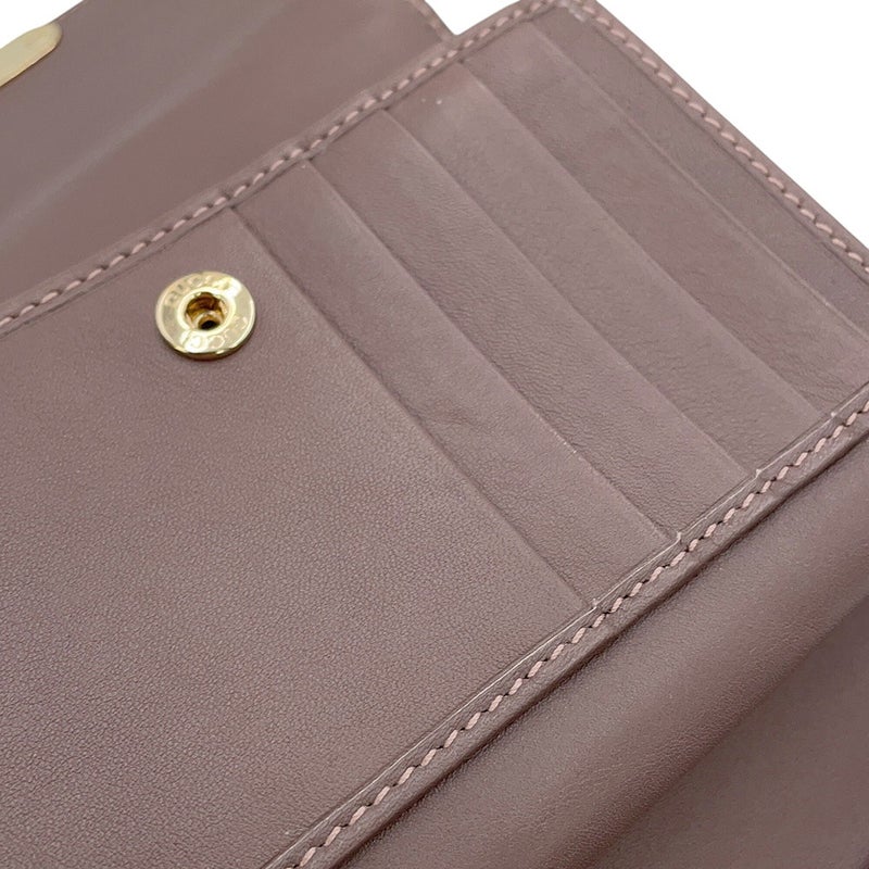グッチ 三つ折り財布 バンブー マットクロコダイル 257017 GUCCI