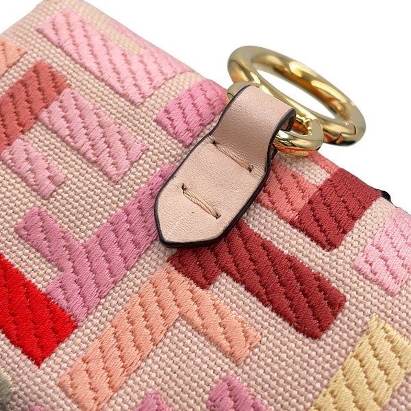 フェンディ バッグチャーム ナノ バゲット キャンバス 7AR844 FENDI