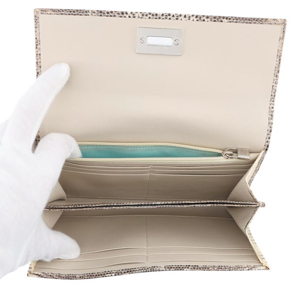 ティファニー 長財布 ロングウォレット リザード Tiffany&Co.