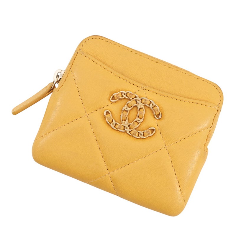 シャネル コインケース ココマーク CHANEL19 ジップコインパース ラムスキン AP2086 CHANEL 財布 小銭入れ