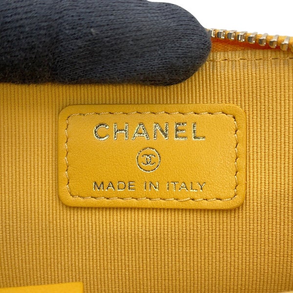 シャネル コインケース ココマーク CHANEL19 ジップコインパース ラムスキン AP2086 CHANEL 財布 小銭入れ
