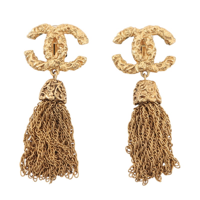 シャネル イヤリング ココマーク フリンジ 03A CHANEL アクセサリー