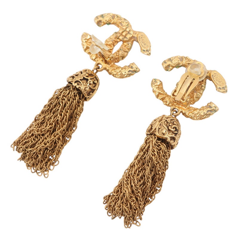 シャネル イヤリング ココマーク フリンジ 03A CHANEL アクセサリー