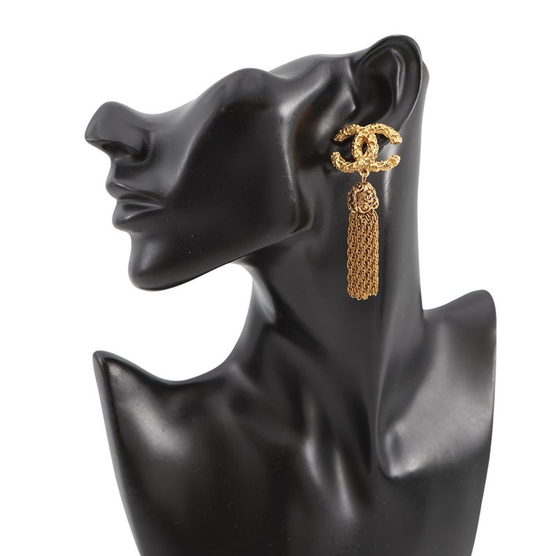 シャネル イヤリング ココマーク フリンジ 03A CHANEL アクセサリー