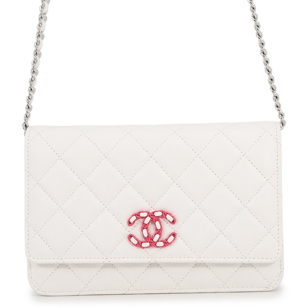 シャネル チェーンウォレット ココマーク マトラッセ CHANEL19