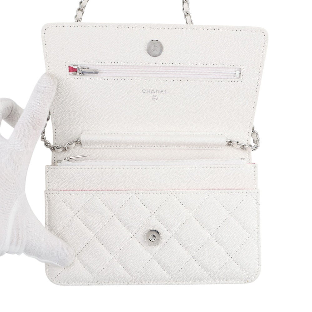 シャネル チェーンウォレット ココマーク マトラッセ CHANEL19