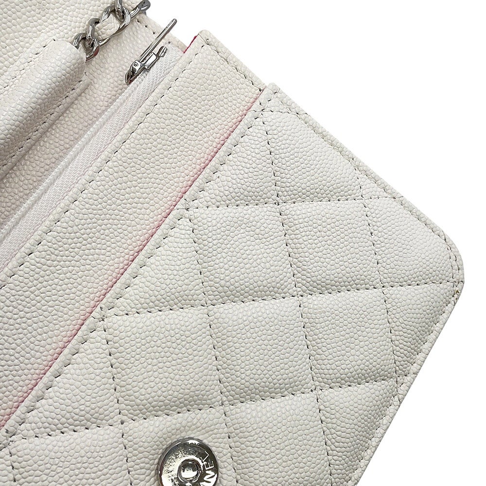 シャネル チェーンウォレット ココマーク マトラッセ CHANEL19