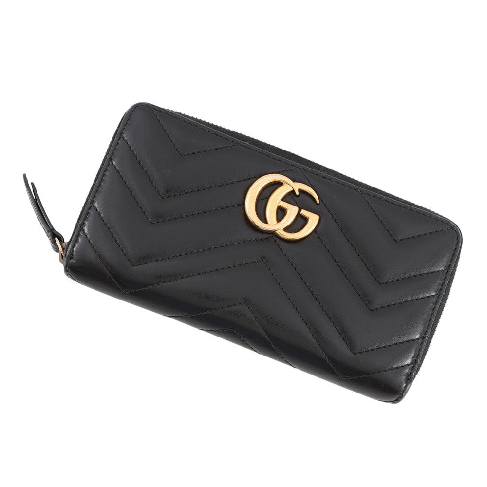 グッチ 長財布 GGマーモント ジップアラウンドウォレット 443123 GUCCI