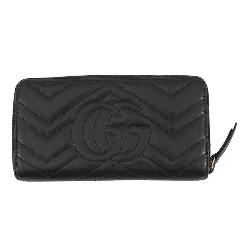 グッチ 長財布 GGマーモント ジップアラウンドウォレット 443123 GUCCI キルティング
