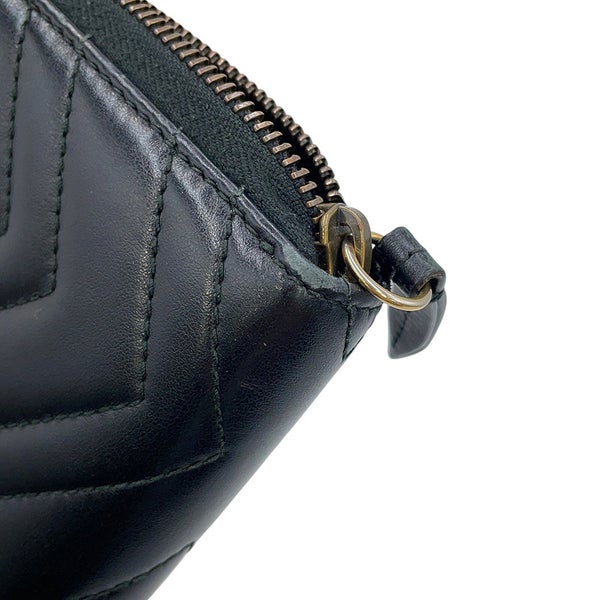 グッチ 長財布 GGマーモント ジップアラウンドウォレット 443123 GUCCI キルティング