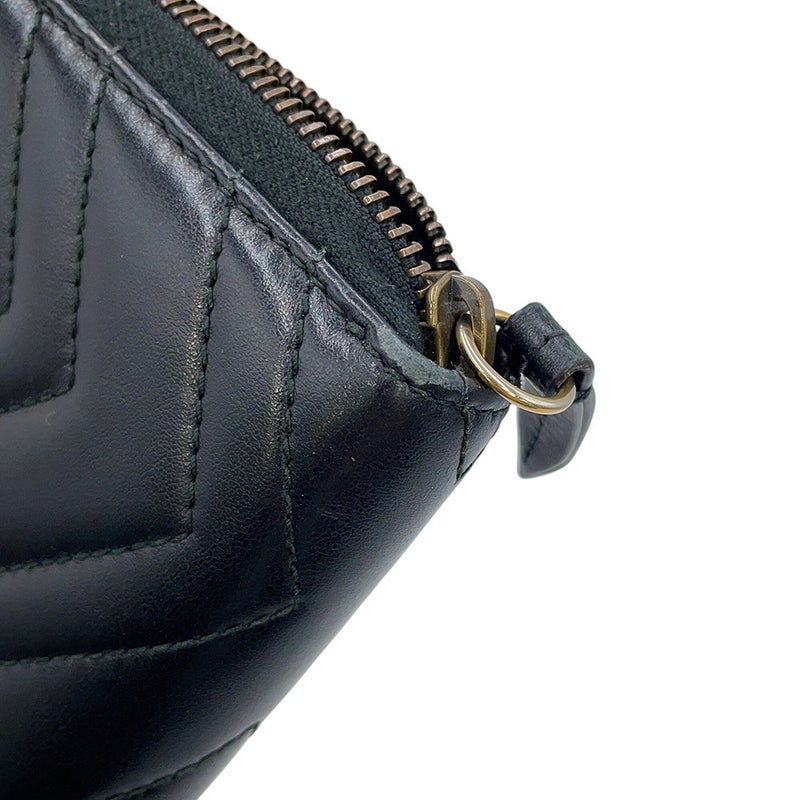グッチ 長財布 GGマーモント ジップアラウンドウォレット 443123 GUCCI キルティング