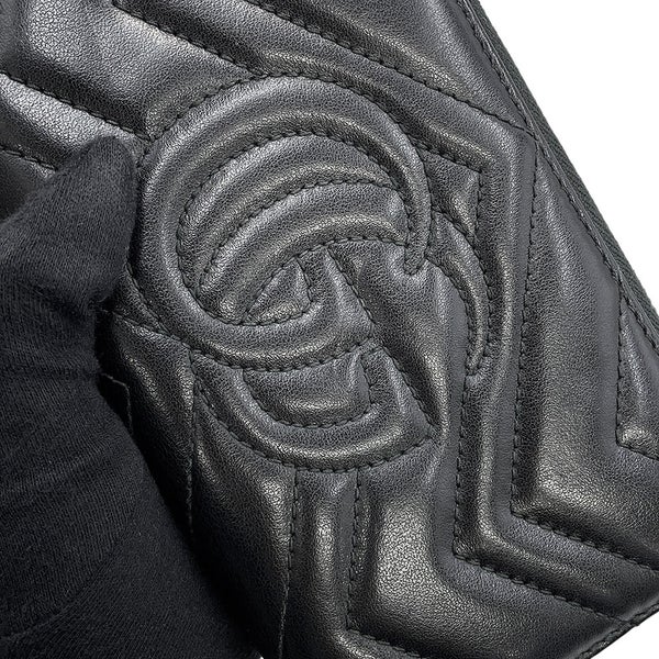 グッチ 長財布 GGマーモント ジップアラウンドウォレット 443123 GUCCI キルティング
