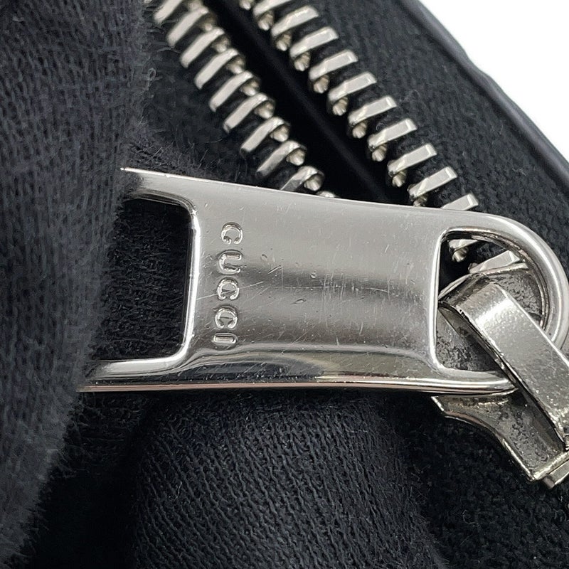 グッチ 長財布 グッチシマ ラウンドファスナー レザー 473928 GUCCI 黒