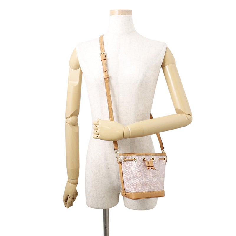 ルイヴィトン ハンドバッグ モノグラム・ラミネーテッド ジャカード ナノ・ノエ M82427 LOUIS VUITTON 2wayショルダーバッグ