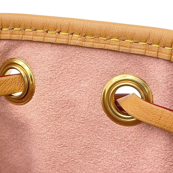ルイヴィトン ハンドバッグ モノグラム・ラミネーテッド ジャカード ナノ・ノエ M82427 LOUIS VUITTON 2wayショルダーバッグ