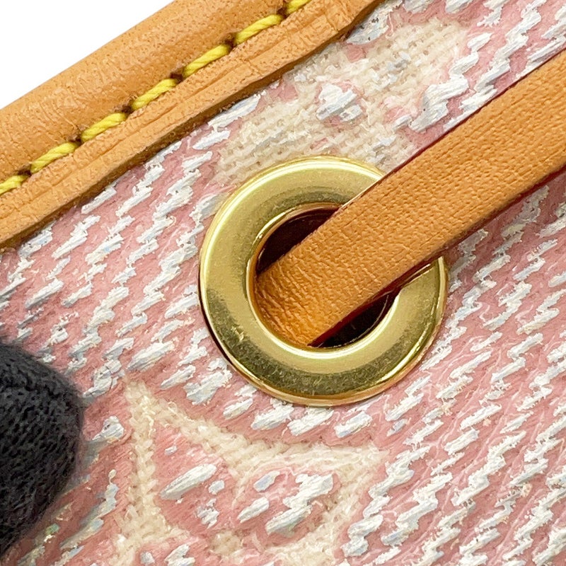 ルイヴィトン ハンドバッグ モノグラム・ラミネーテッド ジャカード ナノ・ノエ M82427 LOUIS VUITTON 2wayショルダーバッグ