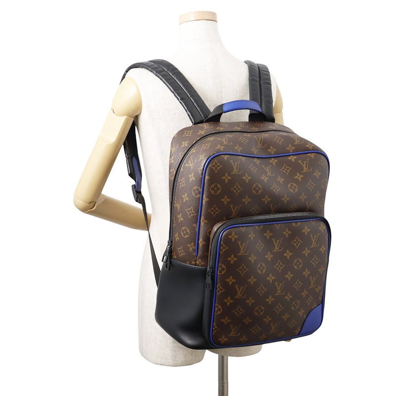 ルイヴィトン リュック モノグラム・マカサー ディーン・バックパック M45867 LOUIS VUITTON ヴィトン バッグ 黒 ブラック