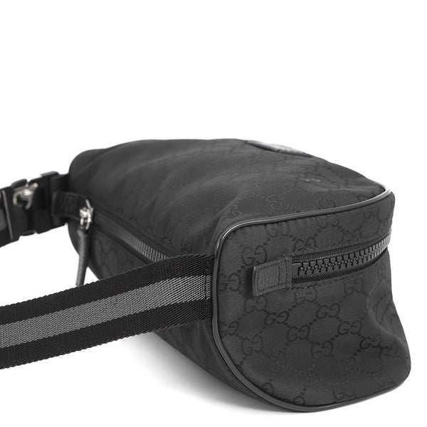 グッチ ボディバッグ GGナイロン 449182 GUCCI ショルダーバッグ アウトレット品 ウエストバッグ 黒