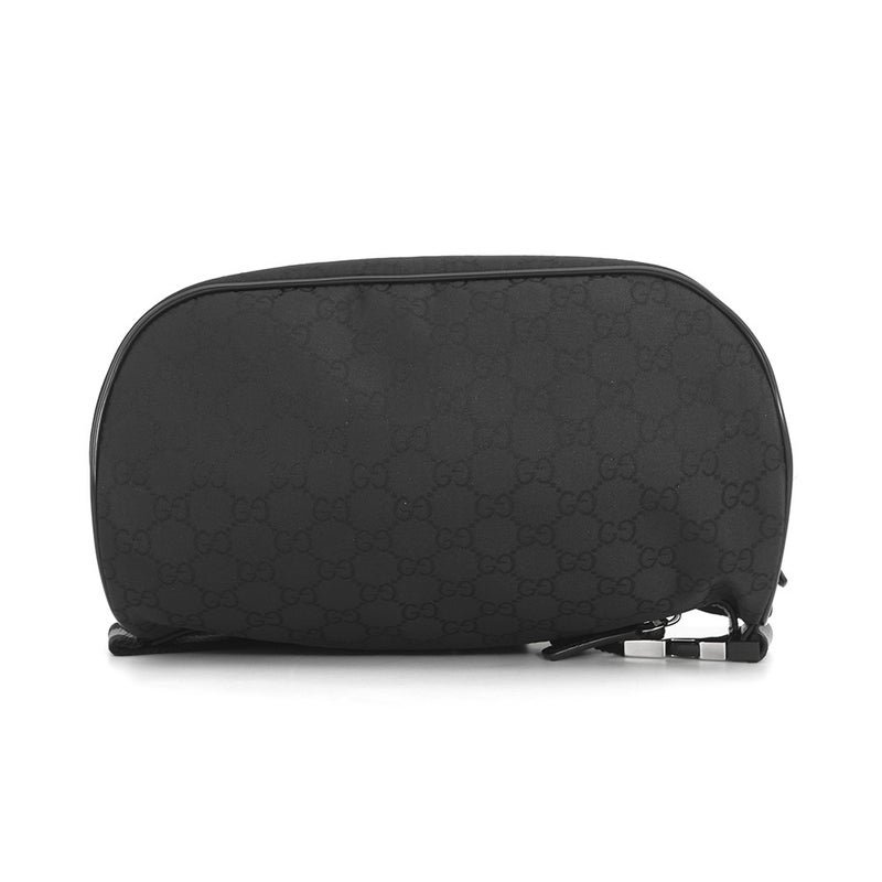 グッチ ボディバッグ GGナイロン 449182 GUCCI ショルダーバッグ アウトレット品 ウエストバッグ 黒