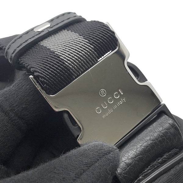 グッチ ボディバッグ GGナイロン 449182 GUCCI ショルダーバッグ アウトレット品 ウエストバッグ 黒