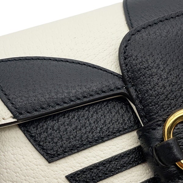 グッチ チェーンショルダーバッグ アディダスコラボ ホースビット1955 スモール 722009 GUCCI adidas 2way 白 黒