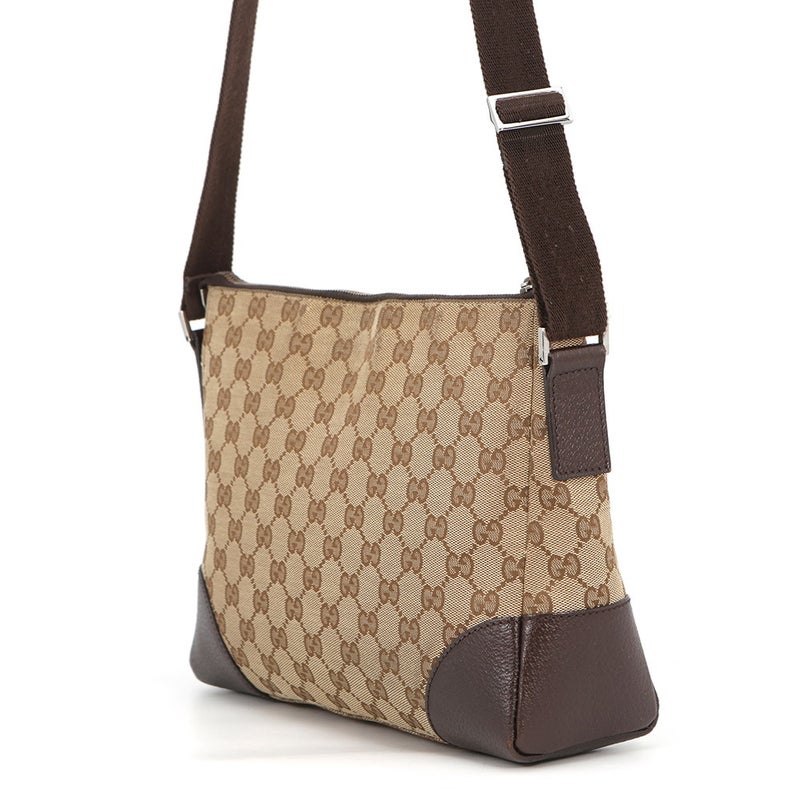 グッチ ショルダーバッグ GGキャンバス/レザー 114273 GUCCI