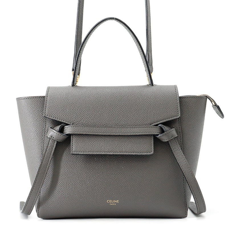 セリーヌ ハンドバッグ ベルトバッグ ナノ レザー 189003 CELINE 2wayショルダーバッグ