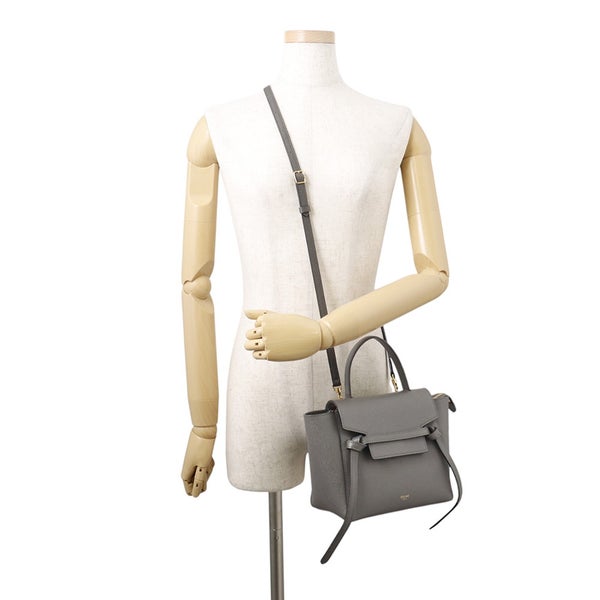 セリーヌ ハンドバッグ ベルトバッグ ナノ レザー 189003 CELINE 2wayショルダーバッグ