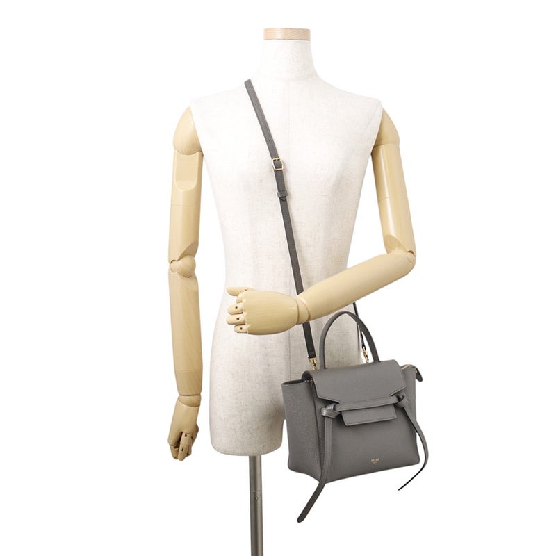 セリーヌ ハンドバッグ ベルトバッグ ナノ レザー 189003 CELINE 2wayショルダーバッグ