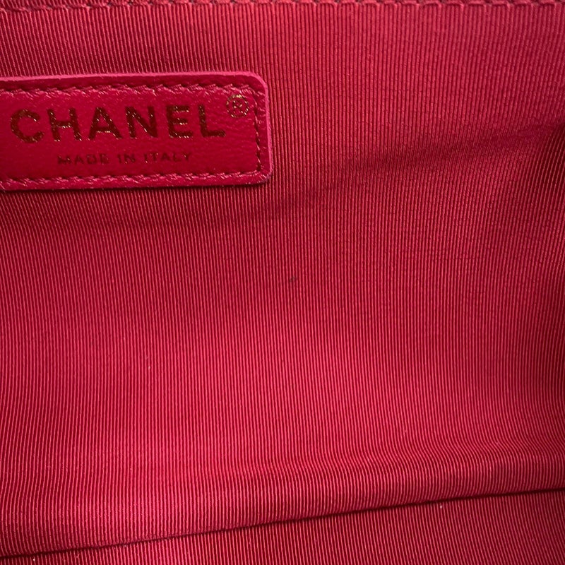 シャネル チェーンショルダーバッグ マトラッセ ココマーク トップハンドル ラムスキン AS1358 CHANEL 黒