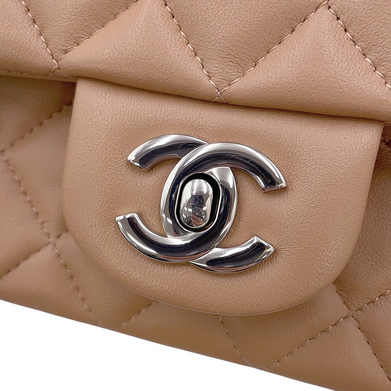 シャネル チェーンショルダーバッグ ミニ マトラッセ ココマーク ラムスキン A69900 CHANEL