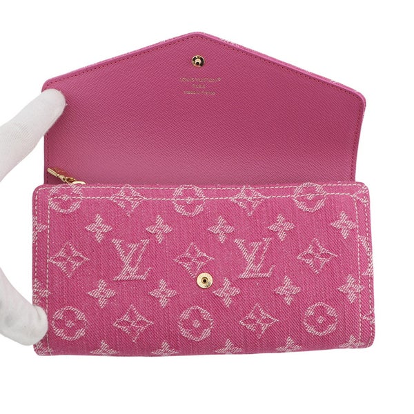 ルイヴィトン 長財布 モノグラム・デニム ポルトフォイユ・サラ M28280 LOUIS VUITTON