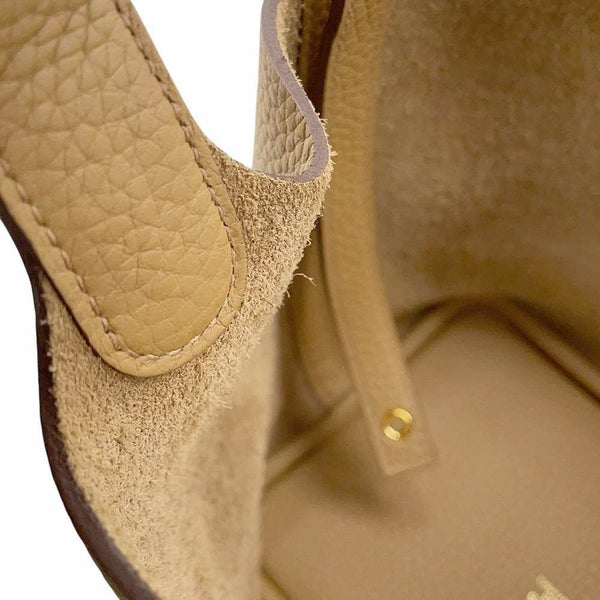 エルメス ハンドバッグ ピコタンロックPM ビスキュイ/ゴールド金具 トリヨンクレマンス B刻印