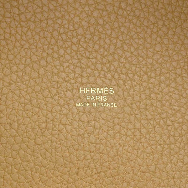 エルメス ハンドバッグ ピコタンロックPM ビスキュイ/ゴールド金具 トリヨンクレマンス B刻印