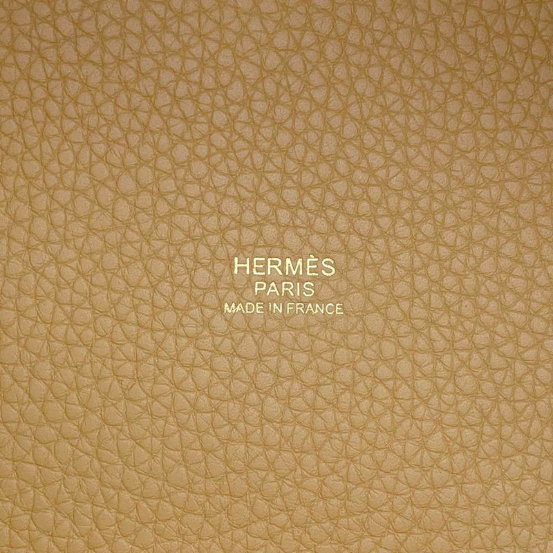 エルメス ハンドバッグ ピコタンロックPM ビスキュイ/ゴールド金具 トリヨンクレマンス B刻印