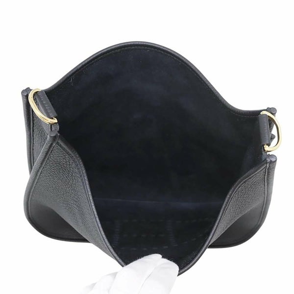 エルメス ショルダーバッグ エブリン3 PM ブラック/ゴールド金具 トリヨンクレマンス B刻印 黒